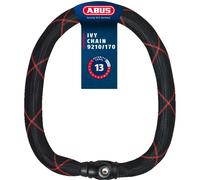 Antivol à chaîne ABUS Ivy Chain 9210 - antivol vélo en acier trempé - chaîne de 10 mm d'épaisseur - niveau de sécurité ABUS 13 - 170 cm