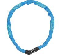Antivol à chaîne ABUS Steel-O-Chain 4804C - serrure à combinaison en acier spécial - niveau de sécurité ABUS 3 - 75 cm - bleu