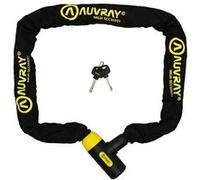 AUVRAY - Antivol vélo chaine avec serrure intégrée - CHAINE 120 D.10 Non Hom. Serrure intégrée C-BLOC- 120 - Résistance Maximale-Vérrouillage simplifiée-Protection nylon-Haute sécurité-Non homologué