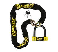 Antivol a chaine auvray xtrem 1.40m maillon diam 13.5mm avec u xtrem medium (cla
