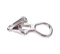 Antivol à chaîne d'ancre de 10 à 12 mm en acier inoxydable 316 - Convient pour les cordes d'ancrage ou les chaînes d'ancrage de 10 à 12 mm - Améliore l'efficacité d'ancrage - Argenté