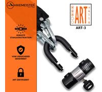 Antivol à chaîne HikeMeister® Antivol pour vélo | Niveau de sécurité élevé | Certificat ART 3 | Antivol pour scooter électrique Mobylette E-Bike & vélo de haute qualité Chaîne 120 cm - épaisseur : 10
