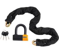 Antivol à chaîne pour vélo SucceBuy, antivol à chaîne pour vélo de 100 cm de long avec 4 clés, antivol robuste de haute sécurité en acier métallique, parfait pour le vélo, la moto, le scooter