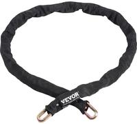Antivol à chaîne pour vélo VEVOR Antivol à chaîne pour vélo de 1,8 m de haut niveau de sécurité, antivol robuste en acier métallique, parfait pour vélo moto scooter vélo porte clôture portail