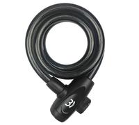 Antivol à Clé pour Vélo / Trottinette avec Câble en Acier Torsadé 120cm Noir