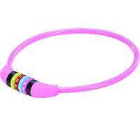 Antivol À Combinaison À 4 Chiffres Pour Enfants Rose 650 Mm Ø 10 Mm