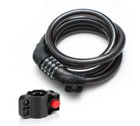 Antivol à combinaison pour vélo - Haute sécurité - 4 chiffres - Antivol de moto pliable - Non coupable - 1,2 m x 12 mm