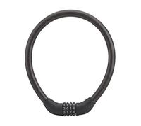 Antivol à Combinaison Sécurisé Pour Vélo - Câble Acier Gainé PVC - Mécanisme à 4 Chiffres - Longueur 0.6m - Diamètre 18mm - Couleur Noir - Garantie 2 Ans - THIRARD