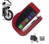 Antivol à disque de moto avec alarme puissante, bloque disque universel pour moto, scooter et vélo, dispositif de sécurité lourd, protection antivol pour trottinette électrique