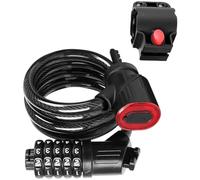 Antivol automatique pour vélo avec capteurs de lumière intelligents, feu arrière, câble anti-coupure de type lourd, accessoire de vélo multifonction