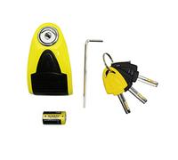 ANTIVOL BLOQUE DISQUE AUVRAY B-LOCK AVEC ALARME SONORE DIAM 6mm JAUNE