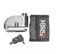 ANTIVOL BLOQUE DISQUE CHROME LOCKFORCE AVEC ALARME