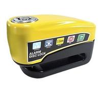 Antivol Bloque Disque en Aluminium avec Alarme 110 dB pour Vélo Moto Avizar Noir / Jaune