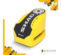 Antivol bloque-disque SHAD SC62 jaune avec alarme C0S6203A