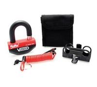 VECTOR - Antivol Moto Bloque Disque Minimax+ 16Mm / 47X40Mm - Classe SRA & ART5 - Type U - Avec Cordon De Rappel - Fiable