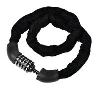 Antivol Câble à Combinaison 5 chiffres 120cm avec Tête en Fer Avizar Noir Noir