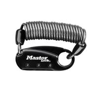 ANTIVOL CABLE A COMBINAISON MASTERLOCK L 90cm NOIR - POUR CASQUE-SAC