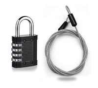 Antivol Câble, Antivol Vélo, 6.56ft/200cm Cable Antivol Vélo 4 Chiffres Code Combinaison Cadenas De Vélo LOCK Câble Antivol Vélo Idéal Pour Vélo Skateboard Poussettes Trotinette Et Autres Equipements