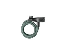 AXA Resolute 8-120 Câble antivol - Longueur 120 cm - Niveau de sécurité 3 - Support inclus - Vert armée