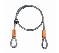 Kryptonite Câble antivol KryptoFlex 410 – Double boucle 10 mm – 120 cm – Compatible U & disque