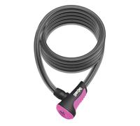 Antivol câble Onguard Neon Coil-180cmx12mm Rose TU