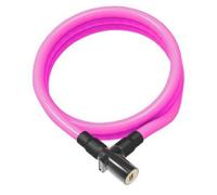 Antivol Câble Onguard Neon Light Combo 120 Cm X 8 Mm Rose