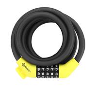 Antivol câble spiral à combinaison avec support Auvray Noir