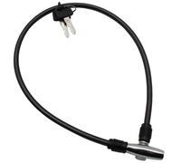 Antivol câble vélo à clé P2R Noir 5 mm x 65 cm