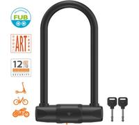 Antivol en U Casr Grande Taille Certifié FUB 2 roues Noir Noir G