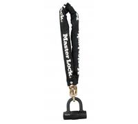 MASTER LOCK Chaîne Antivol Vélo avec mini U [Clé] [Antivol Certifié] 8234EURDPRO - Idéal pour les Vélos, Vélos Electriques, VTT et autres