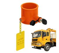 Antivol d'attelage de roue - d'aluminium 15X15X8,5Cm 360G | Serrure antivol à goupille principale pour remorque | Dispositif de sécurité de Protection de bateau de caravane de vie Mobile sécur