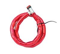 Antivol de Câble de Bobine de Vélo, Longueur 100 Cm Rouge Antivol Universel Antivol de Vélo Résistant à la Rouille pour Moto