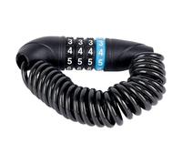 Antivol de casque rétractable, chaîne de cadenas à combinaison compacte avec sécurité à 4 chiffres, accessoire de protection antivol de moto pour parking, dispositif de serrure avec design robuste