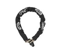ABUS Antivol de chaîne Granit Monobloc XPlus 1480 Maillons 14 mm 180 cm gainage tissu 2 clés noir