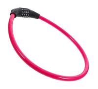 Antivol de Chaîne pour Vélo, Cadenas à Code Rose en Acier ABS | Chaîne Longue, Accès Rapide, Léger et Portable, Usage Cycliste, Scooter, Portail, Moto