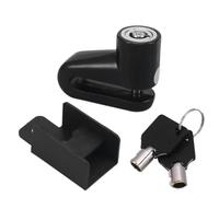 Antivol de Disque de Frein pour Moto, Vélo et Scooter, Métal Noir | Blocage Rapide de Roue, Usage Simple, pour Stationnement Quotidien, Garage Sécurisé et Deux-roues