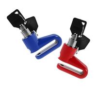 Antivol de Disque Portable Plastique, pour Vélo et Moto | Anti-vol Compact ble Rappel et Lanière, Usage Rapide sur Vélo, Trottinette et Arrêts