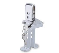 Antivol de frein et d'embrayage de voiture - Outil de sécurité de protection de sécurité en acier inoxydable - Serrure de pédale d'accélérateur cachée avec 3 clés