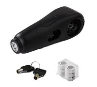 Antivol de guidon - Antivol avec alarme intégrée | Verrou de direction robuste pour vélo et moto | Sécurité robuste, scooter, cyclomoteur avec alarme forte et câble de rappel