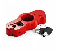 Antivol de Guidon de Moto Serrure de Guidon de Moto en Acier Robuste, antivol, Convient pour Kawasaki KX65 KX80 KX85 KX125 KX250 Antivol Moto(Red)