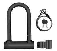 Antivol de guidon Route VTT portable U Lock | Cadenas de sécurité antivol de force de(059 With Cable Set)
