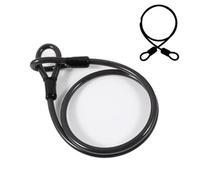 Antivol de guidon Route VTT portable U Lock | Cadenas de sécurité antivol de force de(Only Black Cable)