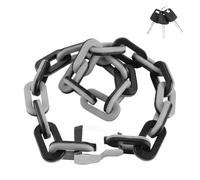 Antivol de Guidon Serrure de chaîne de vélo, antivol de sécurité Robuste pour VTT et vélo de Route Serrure en Forme de U(Gray)