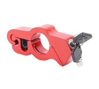 Antivol de poignée de moto, serrure de guidon de vélo électrique facile à utiliser en alliage d'aluminium, protection portable contre la rouille rouge pour vélos électriques