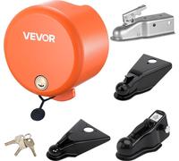 Antivol de remorque VEVOR, compatible avec les boules d'attelage plates de 47,5 mm, 50,8 mm, 58,7 mm, antivol avec 4 clés, antivol pour camping-cars, remorques, bateaux