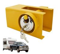 Antivol de timon de remorque | En acier inoxydable très résistant | Accessoire universel pour voiture | Pour porte de chargement, conteneur, lève-sol, tondeuse, pick-up, remorquage de fourgon, bateaux