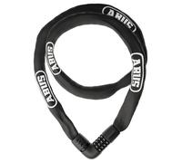 ABUS Chaîne antivol Tresor 6807C/140 – 7 mm, cadenas 4 chiffres, niveau 7 – Noir 140 cm
