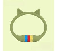 Antivol de vélo avec câble en acier recouvert de silicone de 10 mm d'épaisseur avec combinaison à 3 chiffres pour la prévention du vol (vert)