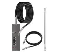 Antivol de vélo avec câble résistant aux intempéries non coupé et une couche de protection solide. Il est résistant aux chocs et se sécurise même dans des conditions