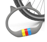 Antivol de vélo avec code | Protection de vélo | Cadenas en silicone avec protection antivol pour scooter, moto, trajet, caravane, portail, terrasse, voyage, parking, montagne